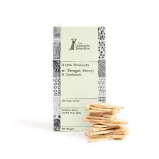 White Broken Chocolate with Foraged Fennel & Cardamom 100g